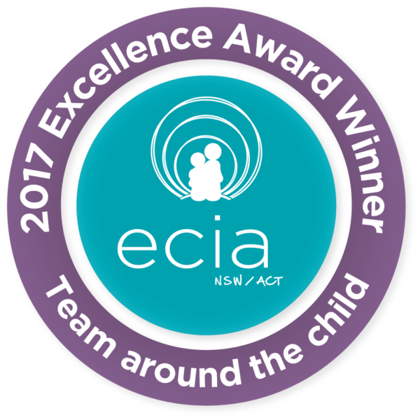 Excellence Award Winner Badge - Team around the child - Shaping Outcomes